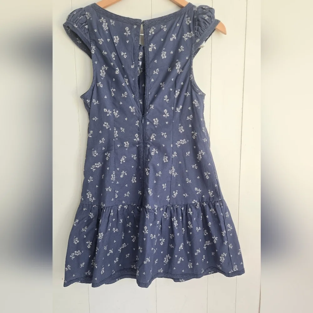 Free People Beasley Floral Minidress-SZ S